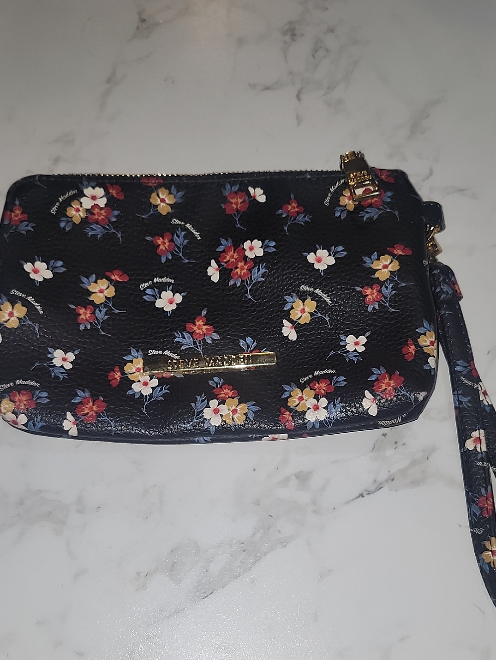 Steve Madden Floral Wristlet Clutch